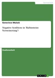 Cover von Negative Symbiose in 'Rubinsteins Versteinerung'?