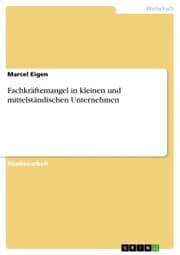Cover von Fachkräftemangel in kleinen und mittelständischen Unternehmen