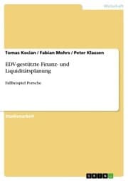 Cover von EDV-gestützte Finanz- und Liquiditätsplanung
