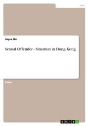 Cover von Sexual Offender - Situation in Hong Kong