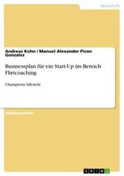 Cover von Businessplan für ein Start-Up im Bereich Flirtcoaching