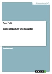 Cover von Personennamen und Identität