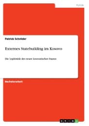 Cover von Externes Statebuilding im Kosovo