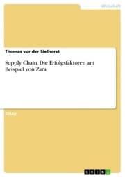 Cover von Supply Chain. Die Erfolgsfaktoren am Beispiel von Zara