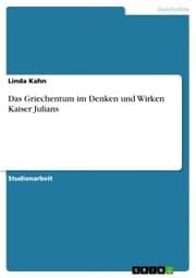 Cover von Das Griechentum im Denken und Wirken Kaiser Julians