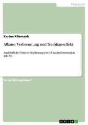 Cover von Alkane- Verbrennung und Treibhauseffekt