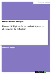Cover von Efectos biológicos de las ondas internas en el estrecho de Gibraltar