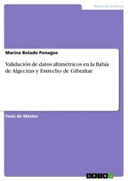 Cover von Validación de datos altimétricos en la Bahía de Algeciras y Estrecho de Gibraltar