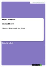 Cover von Primzahltests