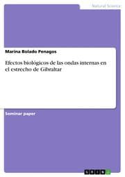 Cover von Efectos biológicos de las ondas internas en el estrecho de Gibraltar