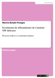 Cover von Ecosistema de afloramiento de Canarias. NW Africano