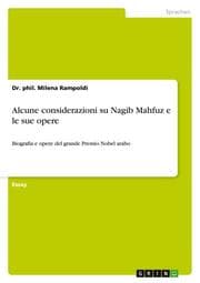 Cover von Alcune considerazioni su Nagib Mahfuz e le sue opere