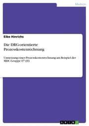 Cover von Die DRG-orientierte Prozesskostenrechnung