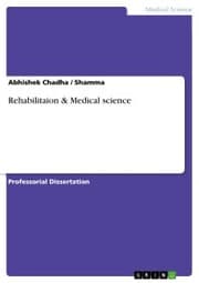 Cover von Rehabilitaion & Medical science