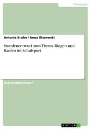 Cover von Stundenentwurf zum Thema Ringen und Raufen im Schulsport