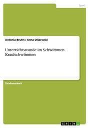 Cover von Unterrichtsstunde im Schwimmen.Kraulschwimmen