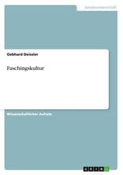 Cover von Faschingskultur
