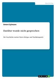 Cover von Darüber wurde nicht gesprochen