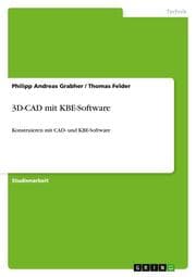 Cover von 3D-CAD mit KBE-Software