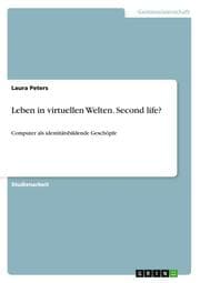 Cover von Leben in virtuellen Welten.Second life?
