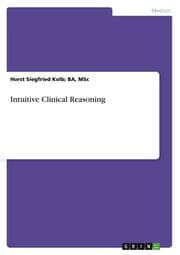 Cover von Intuitive Clinical Reasoning