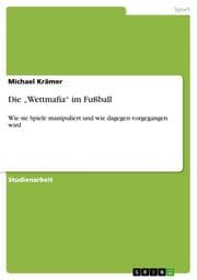 Cover von Die Wettmafia im Fußball