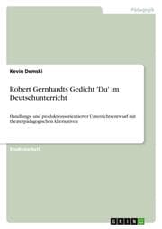 Cover von Robert Gernhardts Gedicht 'Du' im Deutschunterricht