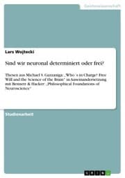 Cover von Sind wir neuronal determiniert oder frei?