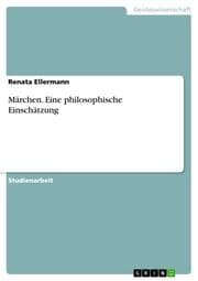 Cover von Märchen.Eine philosophische Einschätzung