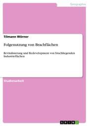 Cover von Folgenutzung von Brachflächen