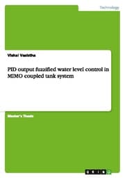 Cover von PID output fuzzified water level control in MIMO coupled tank system