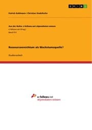 Cover von Ressourcenreichtum als Wachstumsquelle?