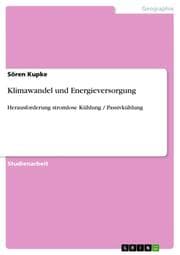 Cover von Klimawandel und Energieversorgung