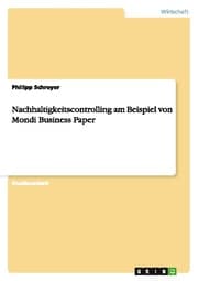 Cover von Nachhaltigkeitscontrolling am Beispiel von Mondi Business Paper