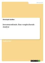 Cover von Investmentfonds.Eine vergleichende Analyse