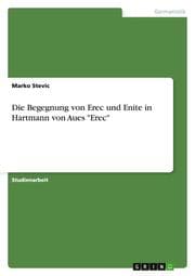Cover von Die Begegnung von Erec und Enite in Hartmann von Aues 'Erec'