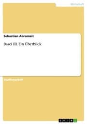 Cover von Basel III. Ein Überblick