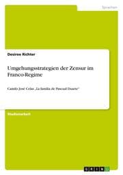 Cover von Umgehungsstrategien der Zensur im Franco-Regime