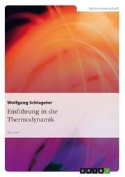 Cover von Einführung in die Thermodynamik