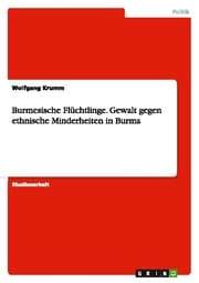 Cover von Burmesische Flüchtlinge.Gewalt gegen ethnische Minderheiten in Burma