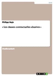 Cover von 'Les clauses contractuelles abusives'