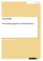 Cover von Personalmanagement im Krankenhaus