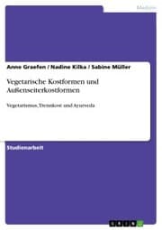 Cover von Vegetarische Kostformen und Außenseiterkostformen