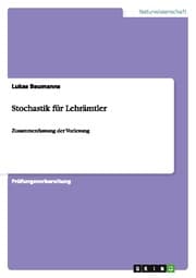 Cover von Stochastik für Lehrämtler