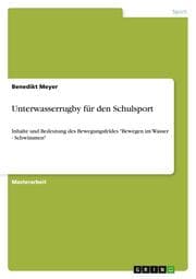 Cover von Unterwasserrugby für den Schulsport