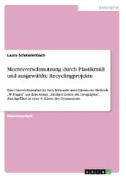 Cover von Meeresverschmutzung durch Plastikmüll und ausgewählte Recyclingprojekte