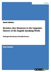 Cover von Revision.Key Moments in the Linguistic History of the English Speaking World