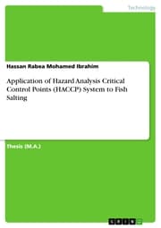 Cover von Application of Hazard Analysis Critical Control Points (HACCP) System to Fish Salting
