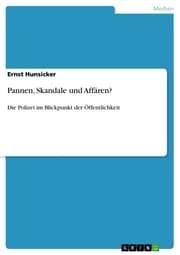 Cover von Pannen, Skandale und Affären?