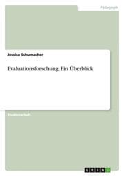 Cover von Evaluationsforschung.Ein Überblick